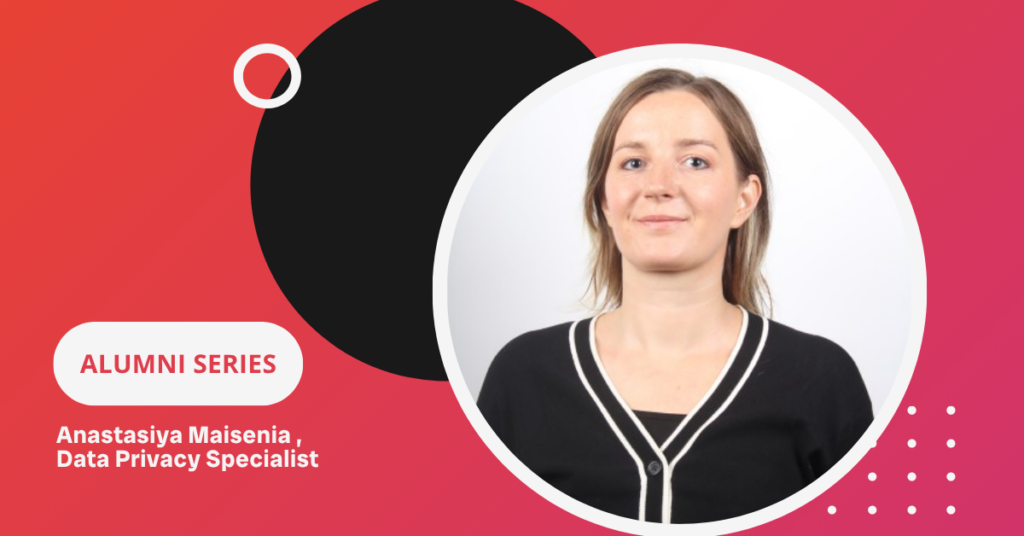 Hoe een CRANIUM-consultant een privacysleutelfiguur werd: Anastasiya Maisenia over het opbouwen van een carrière in dataprivacy.
